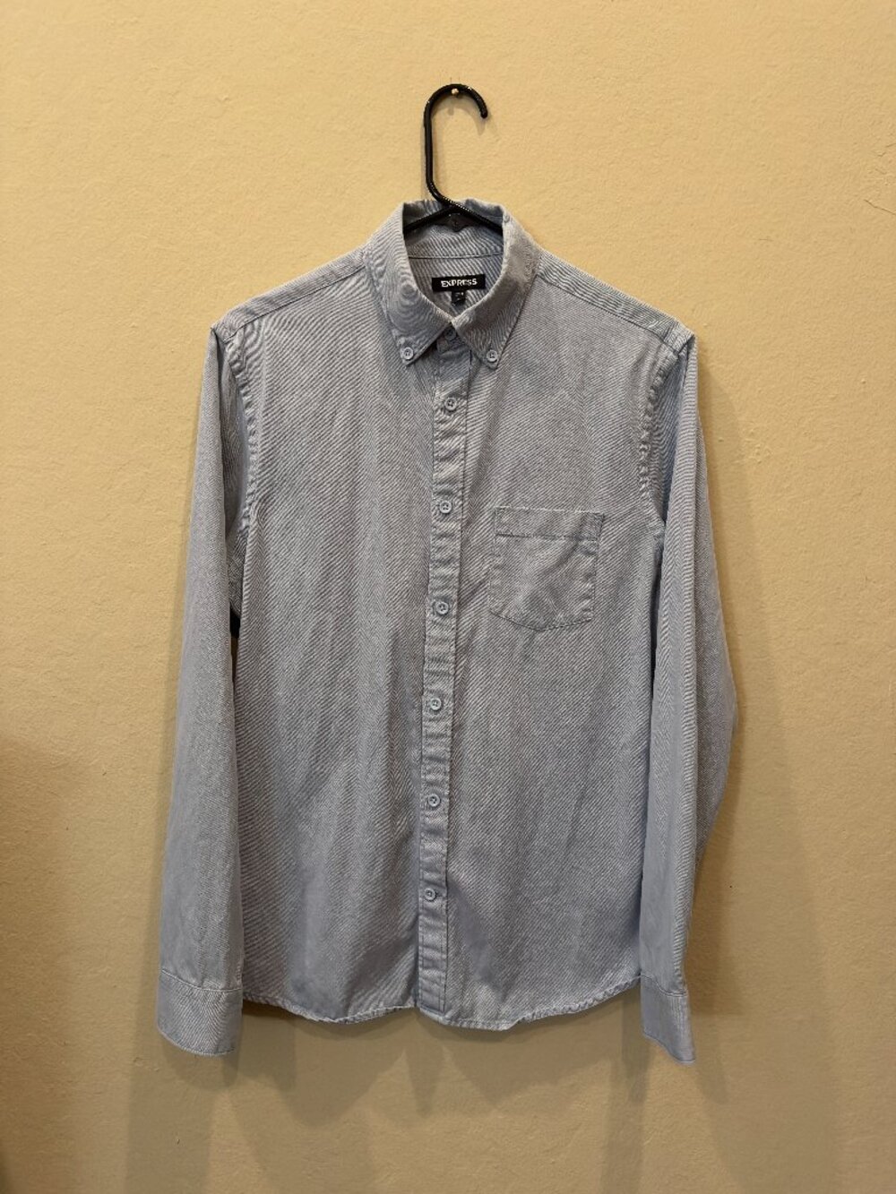 Light Blue Solid Casual Shirt